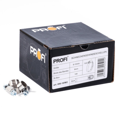 Хомути Profi 06-10 9mm W2 (уп.100шт)