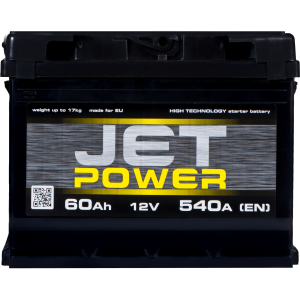 акумулятор JET POWER 6СТ-60 (0) (540А)