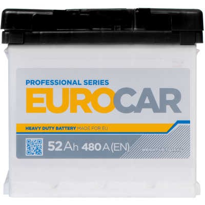 аккумулятор EUROCAR 6СТ-52 (1) (480А)