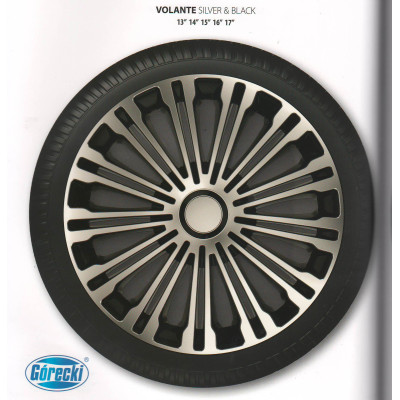 ARGO  Ковпаки Volante Silver&Black R14 (к-т)