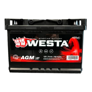 аккумулятор  WESTA AGM 6СТ-70 (0) (760A)