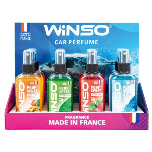 WINSO Освежитель воздуха Pump Spray, спрей 75мл., MIX №2 (12шт)