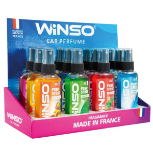 WINSO Освіжувач повітря  Pump Spray,спрей 75мл., MIX №3 (12шт)