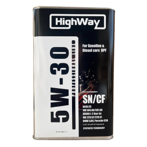 олива HIGHWAY  5W30 SN/CF С3 DPF 4л