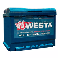 акумулятор  WESTA  6СТ-60 (0) (600A)