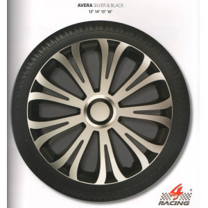 ARGO Ковпаки Avera Silver&Black R13 (к-т)
