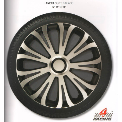 ARGO Ковпаки Avera Silver&Black R13 (к-т)