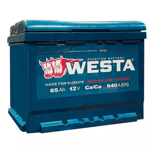 аккумулятор  WESTA  6СТ-65 (0) (640A)
