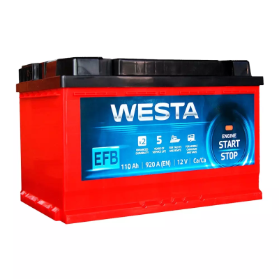 аккумулятор  WESTA EFB RED 6СТ-110  (0) (920A)
