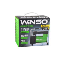 WINSO Компресор автомобільний  7 Атм, 35 л/хв.150Вт,кабель 3м.,шланг 1м.