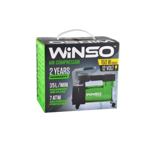 WINSO Компресор автомобільний  7 Атм, 35 л/хв.150Вт,кабель 3м.,шланг 1м.