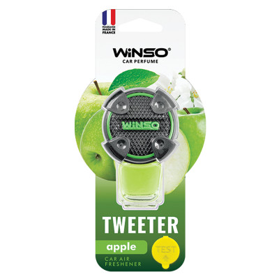 WINSO Освежитель воздуха Tweeter, на дефлектор, 8мл., Apple