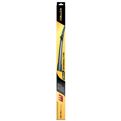 Zollex Щетка стеклоочистителя универсальная 75 см (30') (9 крепежей) (1шт.)