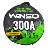 WINSO Провода прикурювачі 300А, 2,5м, кругла сумка