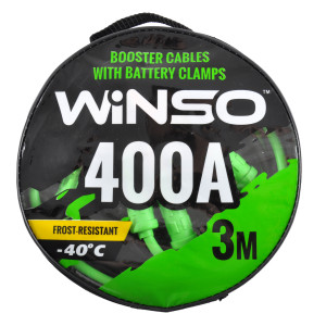 WINSO Провода прикурювачі 400А, 3м, кругла сумка