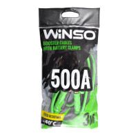 WINSO Провода прикурювачі 500А, 3м, поліетиленовий пакет