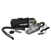 WINSO Пилосос автом,12В, 110Вт, фільтр HEPA, кабель 3м, сумка, 2 адаптери. Пилозбірник 500мл.