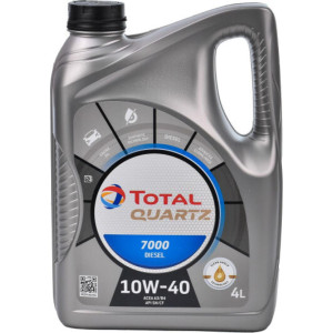 олива TOTAL  Quartz  7000  Diesel  10W40 4л