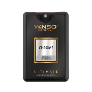 WINSO Освіжувач повітря з розпилювачем серія Ultimate Slim Spray 18мл. -Ghrome