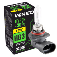 WINSO Лампа галогенна 12V HB3 TRUCK +30% 65W  P20d