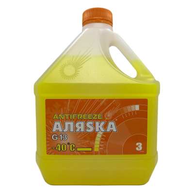 антифриз АЛЯСКА-40 (жовтий) 3кг