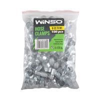 WINSO Хомути металеві нерж. сталь 8-12, 9mm W2 (100шт.)