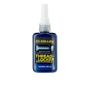 Zollex Фіксатор різьбового з'єднання (синій) 50г. BFU-7/15025