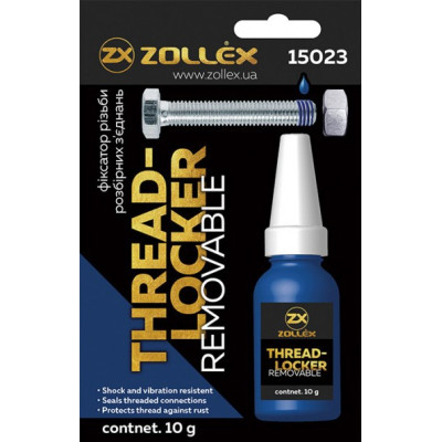 Zollex Фіксатор різьбового з'єднання (синій) 10г. BFU-5/15023 