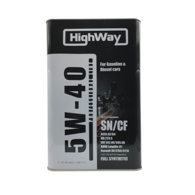 олива HIGHWAY  5W40 SN/СF 4л