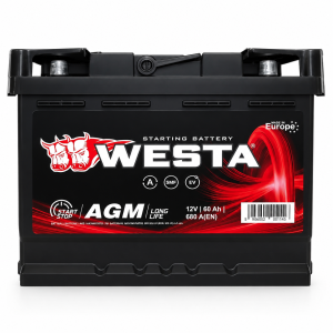 аккумулятор  WESTA AGM 6СТ-60 (0) (680A)