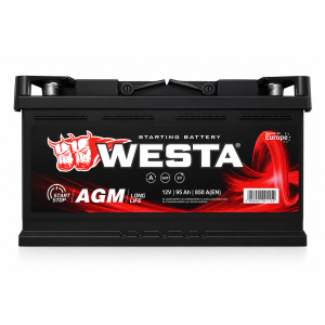 аккумулятор  WESTA AGM 6СТ-95 (0) (850A)