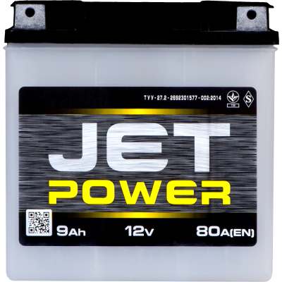 акумулятор JET POWER 6МТС 9 Ач  (клема плоска)