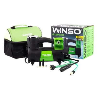 WINSO Компресор автомобільний 10 Атм, 40л/хв. 170Вт.,кабель 3м.,шланг 1м