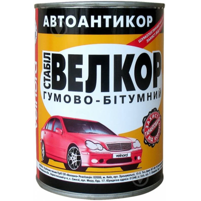 мастика VELVANA рез-битум. 'ВЕЛКОР-СТАБИЛ' 0.8кг