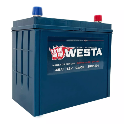 акумулятор  WESTA ASIA RED JIS 6СТ-45 (0) (390A)