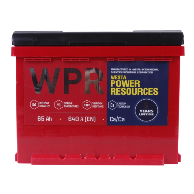 аккумулятор  WPR red  6СТ-65 (0) (640A)