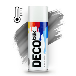 DECO BLIK TE-846 Фарба Високотемпературна срібляста 400мл