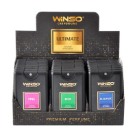 WINSO Mix Освежитель воздуха с распылителем серия Ultimate Slim Spray 18мл (24шт)