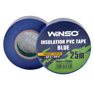 Стрічка ізоляційна ПВХ WINSO 0.13 mm/19mm 25м синя