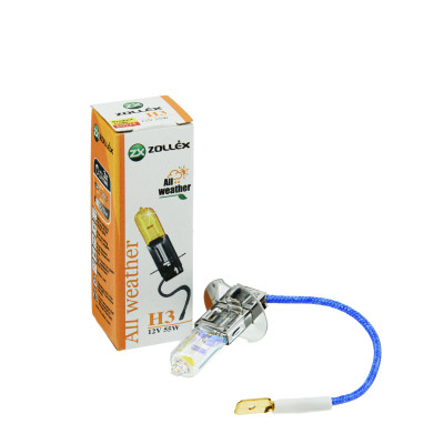 ZOLLEX Лампа авто. галоген.  H3 12V 55W All weather 60924