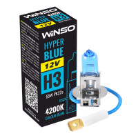 WINSO Лампа галогенна 12V H3 HYPER BLUE 4200K 55W PK22s