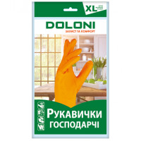 Doloni (4563) Перчатки хозяйственные, латексные размер 10