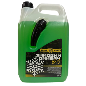 Омивач зимовий PRIDE POWER ЛІЙКА 'Green' (-25) 'Яблуко' 4л