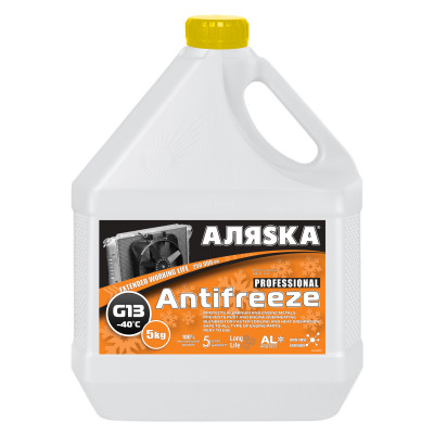  антифриз АЛЯСКА-40 (жовтий) 5кг
