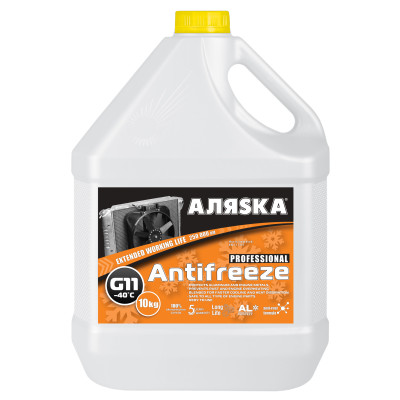 антифриз АЛЯСКА-40 (жовтий) 10кг