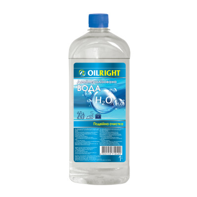 OIL RIGHT Вода 1л (2 степени очистки)