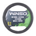 WINSO Чохол на кермо шкіряний, L 39-41 Ø, чорний