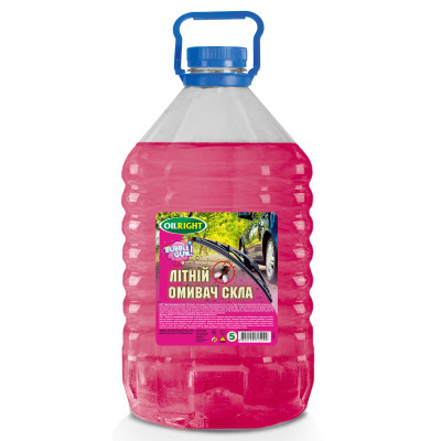 омивач скла  OIL RIGHT (лето)  5л (bubble gum)