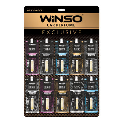 WINSO Освіжувач повітря з капсулою Turbo Exclusive- дисплей MIX 30шт