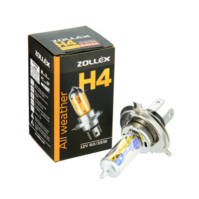 ZOLLEX Лампа авто. галоген.  H4 12V 60/55W All weather 61024